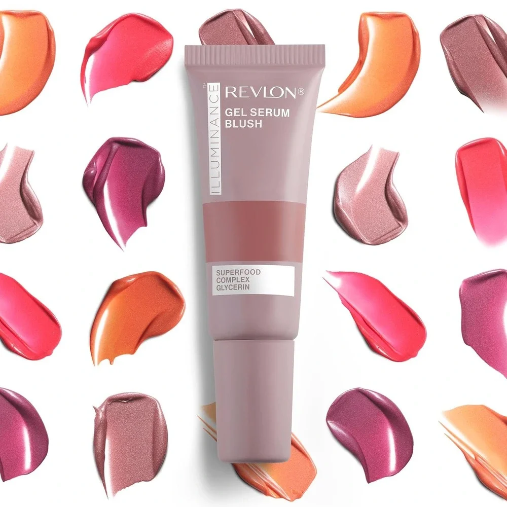 Revlon Illuminance Gel Serum Blush Beaming Coral 130 Hydrating Liquid Blush 11ml